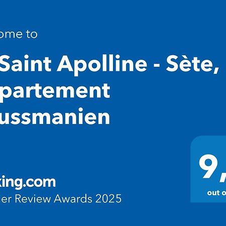 Le Saint Apolline - Sete, Appartement Haussmanien Екстер'єр фото